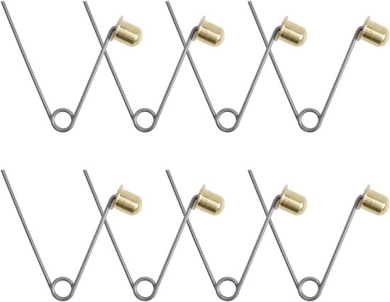 Tent Pole Klemmen - 8 Stuks Kayak Paddle Veer Snap Clips van Koolstofstaal voor Kamperen en Peddelen, Geschikt voor 8mm Knoppen en Tentpalen