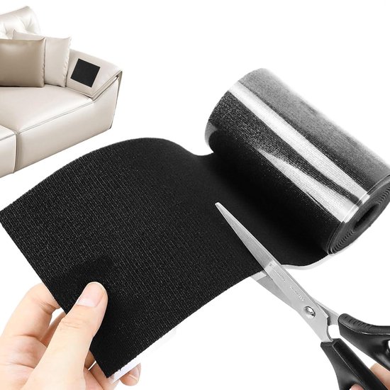 Tent Reparatie Tape - Kleding Herstel - Snelle Reparaties - Scheurvast Waterdicht - 100 cm x 1.6 meter - Zwart