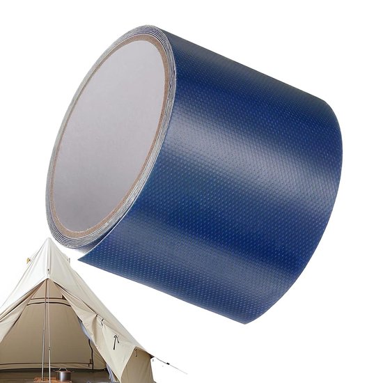 Tent Reparatie Tape - Nylon Patch - Buitenreparatie - Waterdicht Zelfklevend - 8x500cm - Blauw