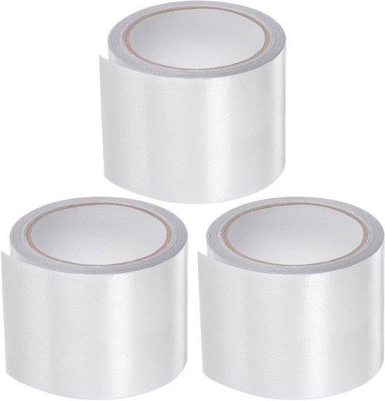 Tent Reparatie Tape - Ripstop Patch - Waterdicht Herstellen - Hoge Hechtsterkte - 3 stuks 315"x246ft - Wit