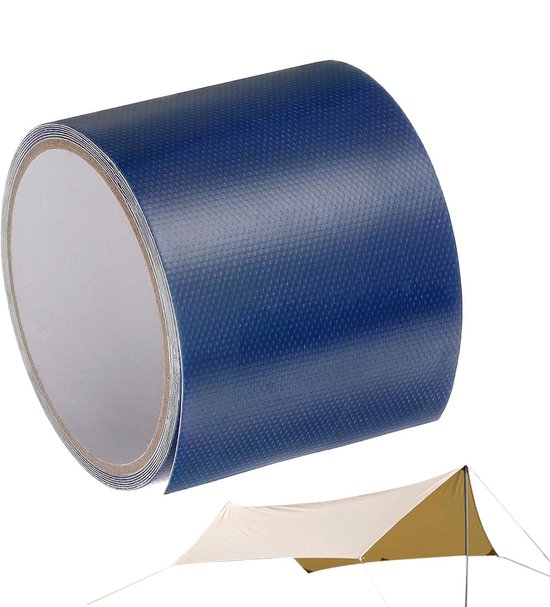 Tent Reparatie Tape - Waterdicht Plakband - Outdoor Reparaties - Scheurbestendig Materiaal - 1 Meter - Blauw