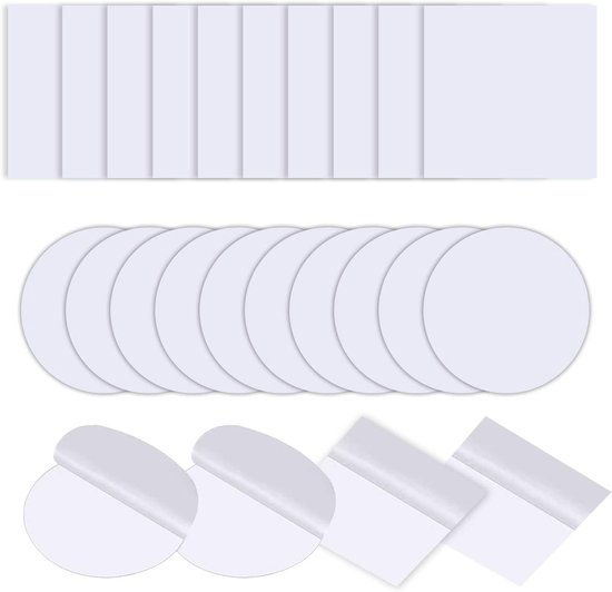 Tent reparatietape - Waterdichte patches - Outdoor reparaties - Hoge viscositeit - 20 stuks - Transparant