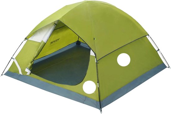 Tent - Strandtent - Campingtent - Waterdicht - Lichtgewicht - Backpacking Tent - voor Outdoor Familiecamping, Wandelen, Bergbeklimmen, & Reizen - Geschikt voor 3 Personen - Groen van Merkloos
