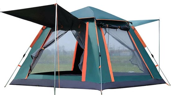 Tent - Strandtent - Kampeertent - Ultralichte Kampeertunnel Tent - Outdoor Zelfrijdende Reistent - Automatische Snelopenende Tent - Draagbaar - Regenbestendig - Zonlichtbestendige Tent - Voor Vissen Wandelen - 240x240x155cm - Groen van Merkloos