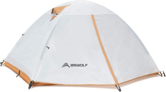Tent voor 2 personen, campingtent, eenvoudig op te bouwen, koepeltent, 3-seizoenen, outdoortent voor gezinnen, camping, tracking en tochten van Merkloos