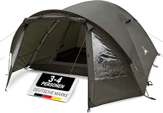 Tent voor 2 personen, waterdicht en lichtgewicht met voortent, geschikt voor alle seizoenen