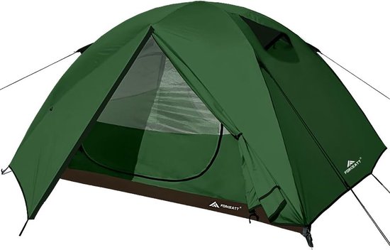 Tent voor 2/3/4 personen, waterdicht, 3-4 seizoenen, ultralichte tent met kleine verpakkingsmaat, koepeltent, direct opzetten voor trekking, outdoor, festivals. van T