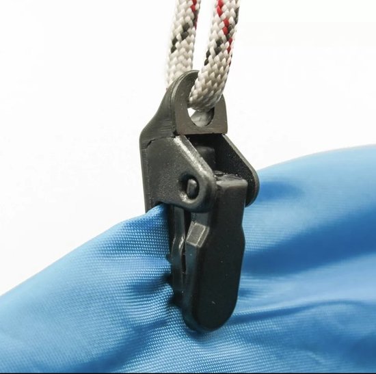 Tentclip - Bevestigingsclip -  Kunststof - 10st - Zwart - Clip van T