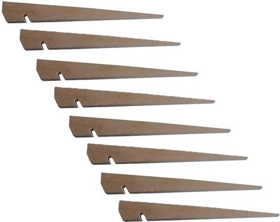 Tentharingen - 16x stuks - stevig hout - 40 cm - Tentpennen van berkenhout - kamperen - storm tentharingen van T