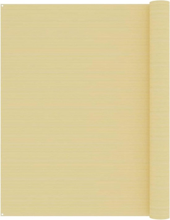 Tenttapijt - Buitentapijt Dekzeil - Kamperen Comfort - Hoge Dichtheid Polyethyleen - 250 x 300 cm - Beige