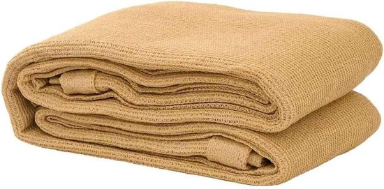 Tenttapijt - Camping vloerkleed - Buitencomfort - Slijtvast HDPE - 250x400 cm - Zand