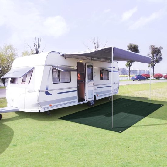 Tenttapijt - Campingvloer - Buitenkamperen - Weerbestendig ademend - 300 x 500 cm - Groen