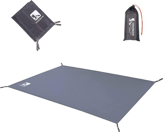 Tentzeil, veelzijdig kampeertentzeil, waterdichte tentonderlegger, kampeertentzeil, luifelkleed, verschillende maten voor kamperen, wandelen, picknicken (90 x 210 cm) van T