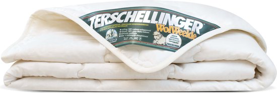 Terschellinger ZOMER dekbed - Zuiver scheer wollen zomer dekbed - Luchtig, Licht en absorberend wol voorjaars dekbed - 240x220 cm van Terschellinger