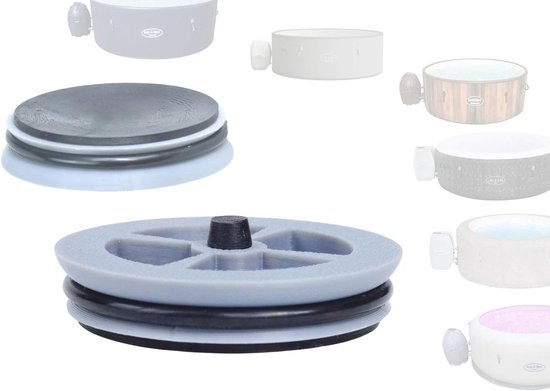 Terugslagklep bubbelbad - Reparatiedop A-aansluiting - Voorkom waterlekkage - Snelle installatie 5 min - 4.6 cm x 4.6 cm van Merkloos