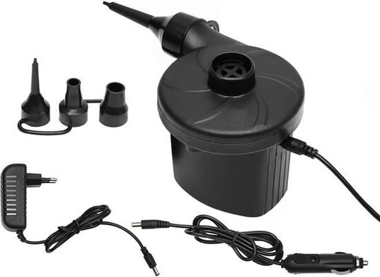 THAR - Elektrische luchtpomp voor zwembaden en luchtbedden - Luchtpomp voor Luchtbed - Multifunctionele luchtpomp - 220V/12V van Merkloos