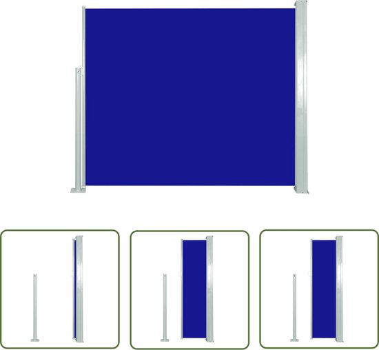 The Living Store Zijluifel Groengrijs/Blauw - 300x120 cm - Uv- Scheur- en Waterbestendig van T