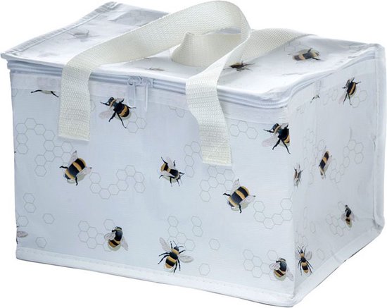 The Nectar Meadows Bijen RPET Duurzame Koeltas Lunchtas - 20x30x20cm van T