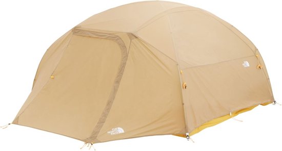 The North Face Trail Lite 4 Trekkerstent Khaki Stone-Arrowwood Yellow OS van The North Face.