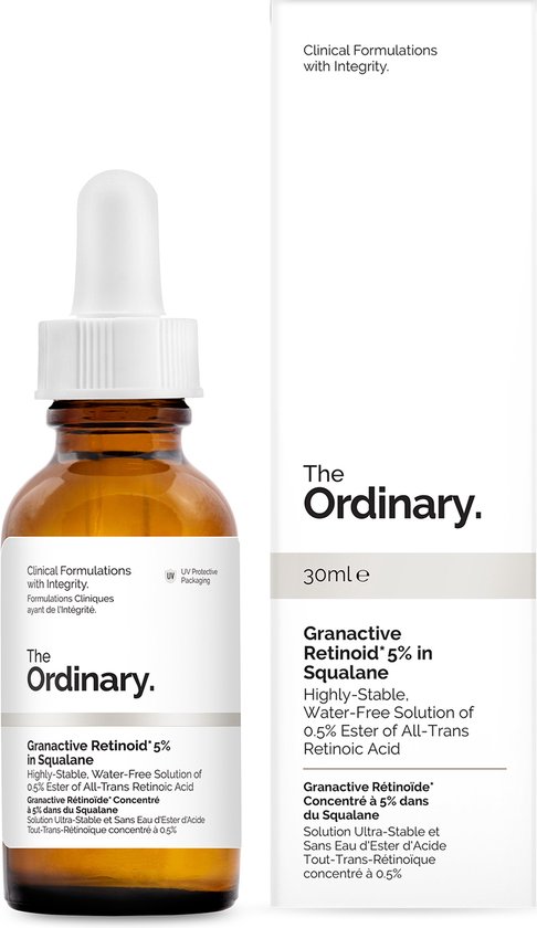 THE ORDINARY Granactive Retinoid 5% in Squalane 30ml van Merkloos