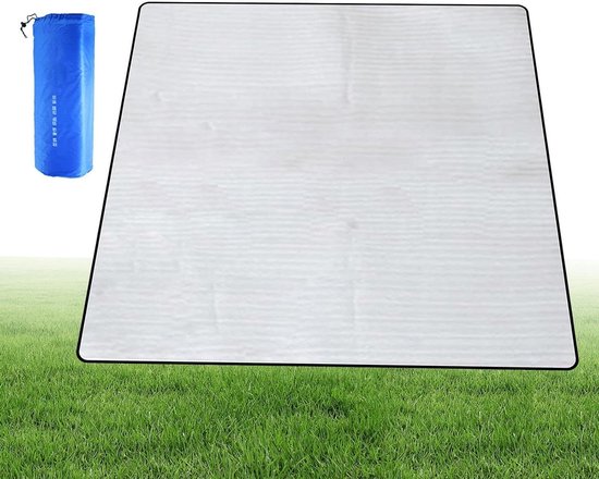 Thermische mat - Isolerende deken - Outdoor comfort - Water- en oliebestendig - 240 x 240 cm - Zilver