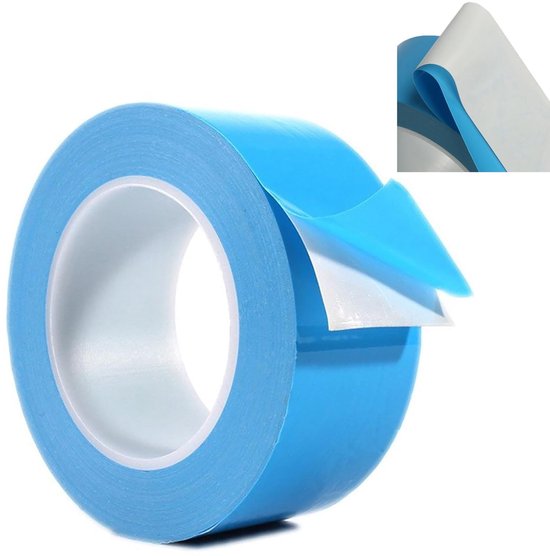 Thermische Plakband, Dubbelzijdige Thermische Plakband voor LEIDENE Verlichting Ic en LED Televisies met Uitstekende Isolatie, Hoge Thermische Geleidbaarheid (30mm 25m)