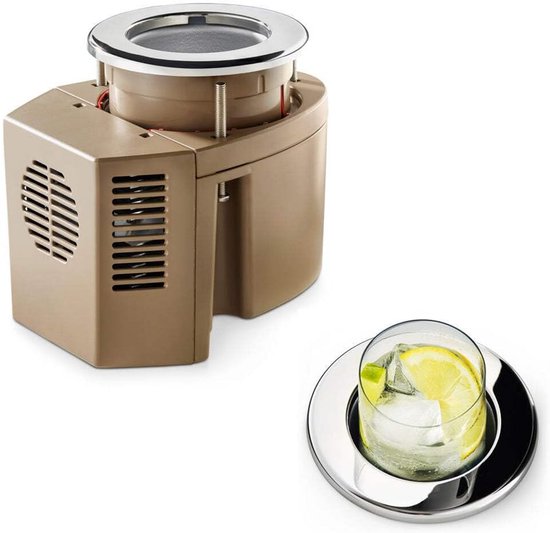 Thermo-elektrische Bekerkoeler RVS voor Inbouw - Houd Drankjes Koud op Tafel of Boot van Thermo期开奖