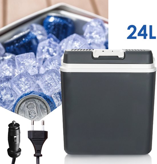 Thermo-Elektrische Koelbox - 20L - AC/DC - 12V/230V - Coolbox - Camping Koelkast - voor Auto en Camping – Koelbox Elektrisch met Verwarmingsfunctie van Merkloos