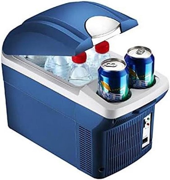 Thermo-elektrische koelbox - Verwarmende koelkast - Dranken koel houden - Dubbele bekerhouders - 8 liter - Zwart van Thermo期开奖