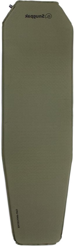 Thermo-mat Maxi - Slaapmat Kampeer - Comfortabel Slapen Buiten - Zelfopblazend Ventielsysteem - 183x51x2.5 cm - Olijfgroen