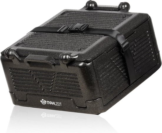 Thermobox Inklapbaar - Isolerende Koelbox - Voedsel Transport - Praktisch Vouwmechanisme - 26 Liter - Zwart