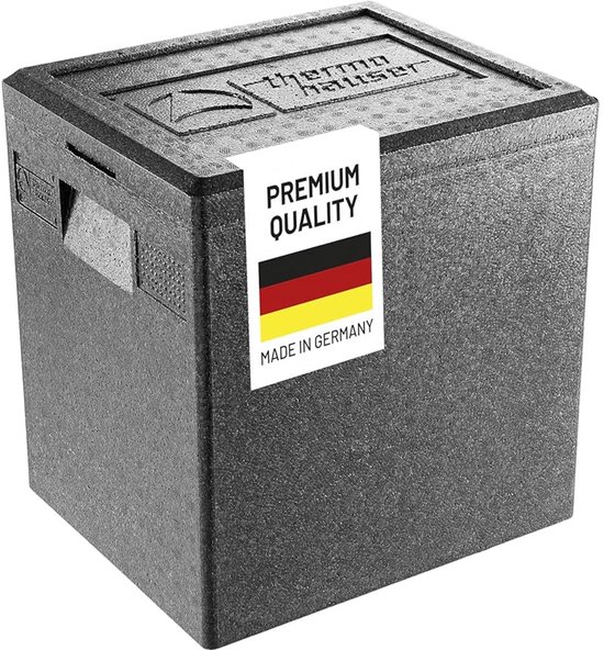 Thermobox met deksel - Isolatiebox voedsel - Transport voedsel - Hoge isolatiewaarde - 31 liter inhoud - Zwart