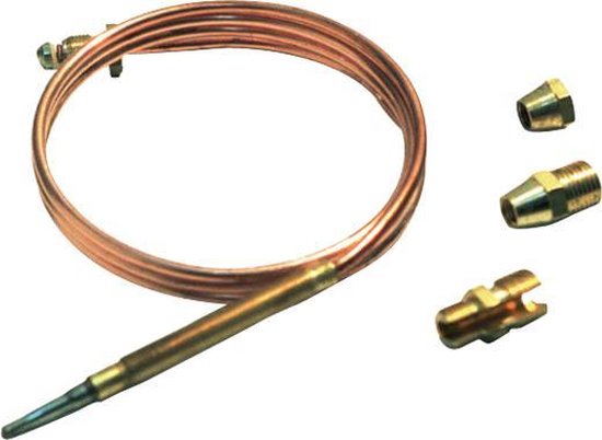 Thermokoppel universeel 90cm inclusief 4 aansluitstukken van T