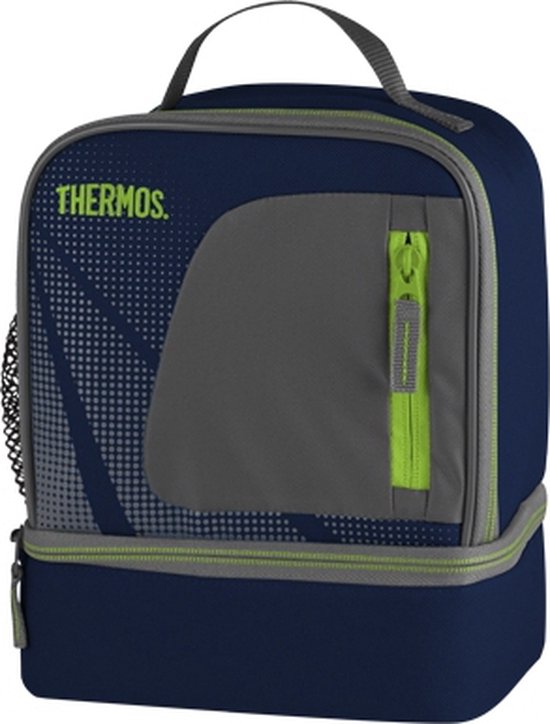 Thermos lunch koeltas blauw 19 x 23 cm 5 liter van T