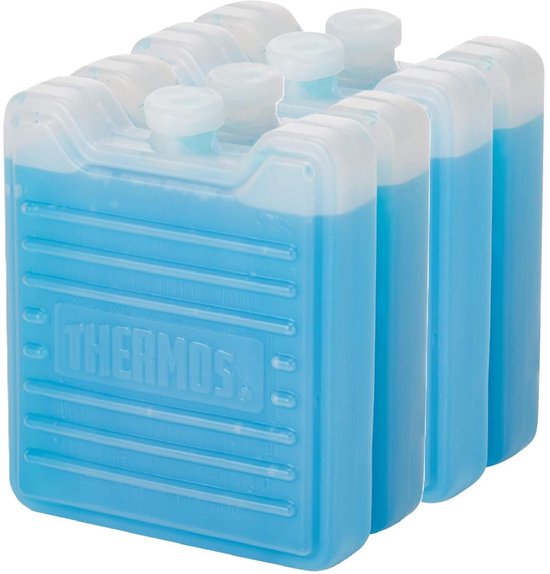 Thermos Mini koelelementen - 4x stuks - 100 gram - 8 x 9 x 2.3 cm - Koelen