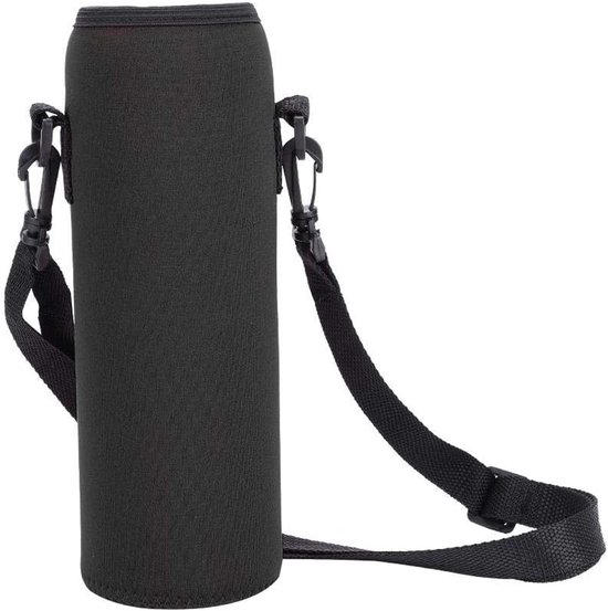 Thermosbekerhoes, verdikte bekerisolator, glazen bekerbeschermer, waterfleshoes, duikbekerhoes, zwart