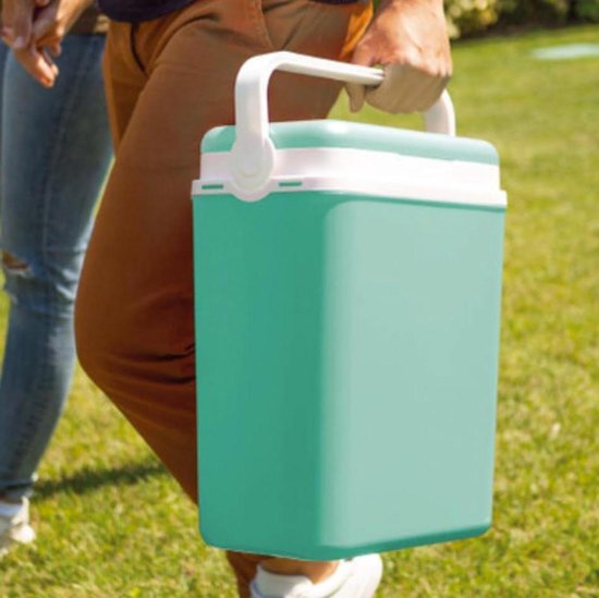 Thermoskoeler - Koelbox - Picknick en strand - Omkeerbaar deksel - 29 liter - Blauw