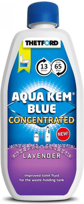Thetford Aqua Kem Blue - Lavendel - Concentrated - 0,8L van Thetford