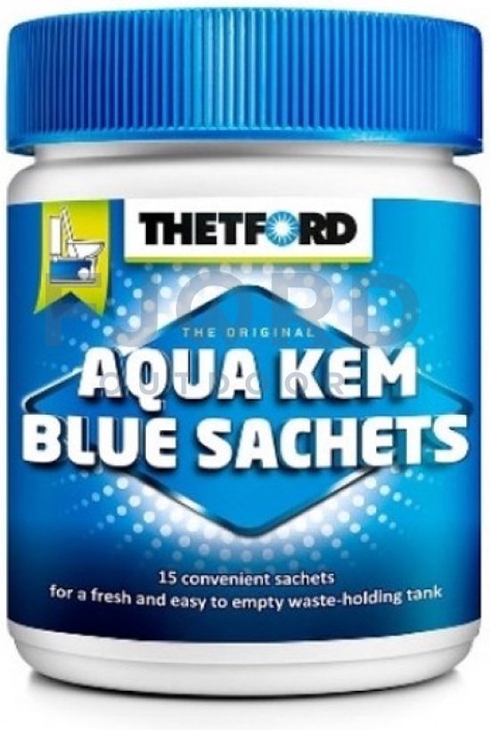 Thetford Aqua Kem Blue Pot 15 Sachets 6st. van T