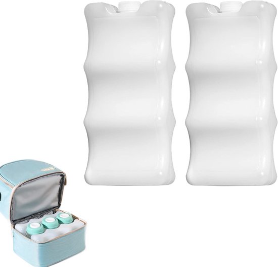 Thijox - 2 Koelaccu's Koelelementen 600 ml - Koeltas & Koelbox Accessoires - Blauw - Herbruikbaar, Duurzaam, Ideaal voor Vrije Tijd, Camping, Keuken,