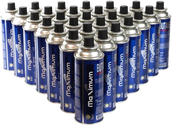 Thijox - 28 x MSF-1A Butaangaspatronen 227g voor Gasbranders, Campingkooktoestellen, Gaskokers & Gasverwarming - Ideaal voor Buitenactiviteiten, Tuin
