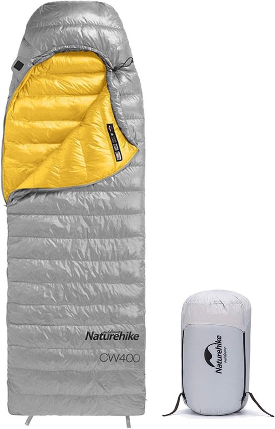 Thijox - 4-Seizoenenslaapzak Donzen Slaapzak, Ultralicht en Warm voor Kamperen, Draagbare Winterdonzenslaapzak met Compressiezak, Ideaal voor Hiking e