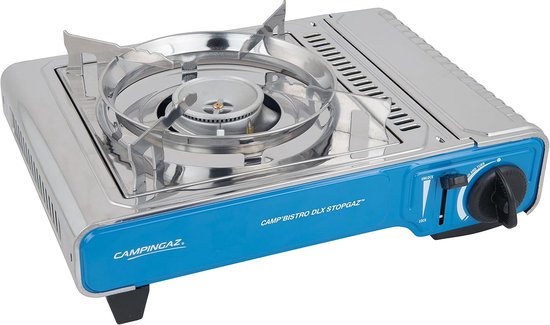 Thijox - Campingaz Camp'Bistro Gasfornuis, Compact Kooktoestel voor Buiten, 2200 Watt Vermogen, 1 Brander, Outdoor Gaspatroon Koker met Draagtas, Perf