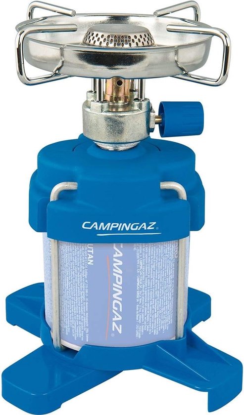 Thijox - Campingaz Gasfornuis Bleuet 206 Plus - Compact & Stabiel 1230W Kooktoestel met Steunvoeten - Windbestendig & Snelle Kooktijd - Ideaal voor Ca