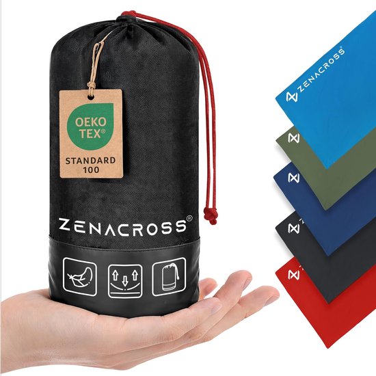 Thijox - Compacte en lichtgewicht slaapzak voor volwassenen - Microvezel zomerslaapzak met kussencompartiment - Ideaal voor reizen, hostels en kampere