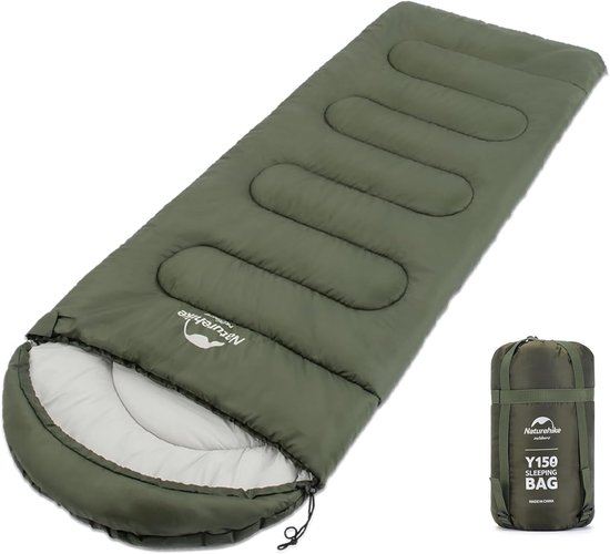 Thijox - Dekenslaapzak 3 Seizoenen Waterdicht Ultralicht voor Volwassenen Kinderen Gezinnen 220x85 cm Draagtas Camping Avonturen