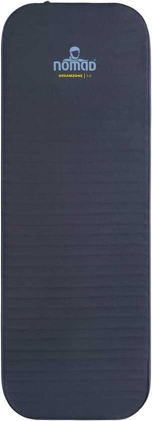 Thijox - Dreamzone 5.0 Slaapmat Zelfopblazend 198x68 cm | 5 cm Dikke Schuimkern | Donkergrijs | Ideaal voor Camping en Buitenactiviteiten