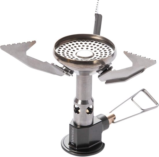 Thijox - Fire-Maple Polaris Compact Draagbaar Camping Gasstel - Opvouwbare Lichtgewicht Kookbrander met Drukregelaar - Ideaal voor Bushcraft, Trekking