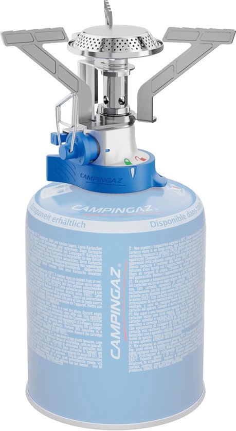 Thijox - Kooktoestel Campingaz Twister Connect PZ Euro 1, Licht Gasfornuis met Easy Click-aansluiting, Dual Lock-Functie, 2900 W, Ideaal voor Camping,