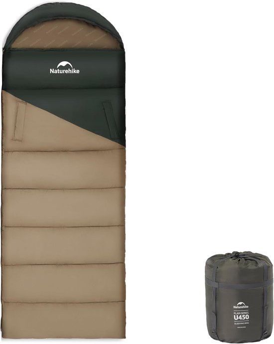 Thijox - Lichtgewicht Naturehike Slaapzak met Capuchon - Comfortabele Dekenslaapzak voor Camping, Outdoor Avonturen en Reizen - Ideaal voor Kinderen e